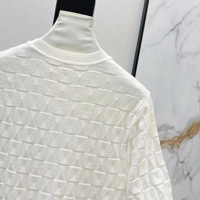 HERMES 26S SHORT SLEEVE SWEATER 544