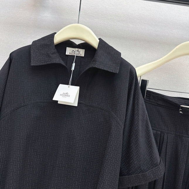 HERMES 26S SHIRT AND SKIRT SET 525