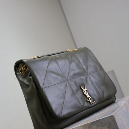 YSL 25S LARGE JAMIE 43 IN LIGHT MUSK LAMBSKIN GOLD HARDWARE