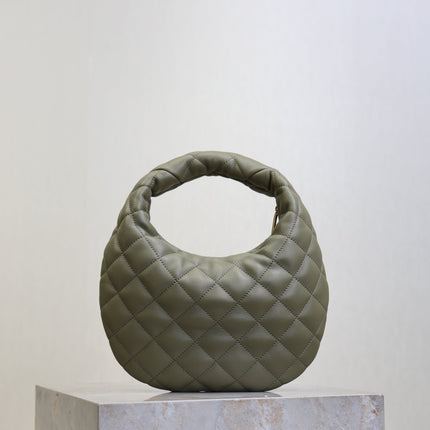 YSL 25S ICARE BABY 17 IN DARK OLIVE QUILTED CALFSKIN GOLD HARDWARE
