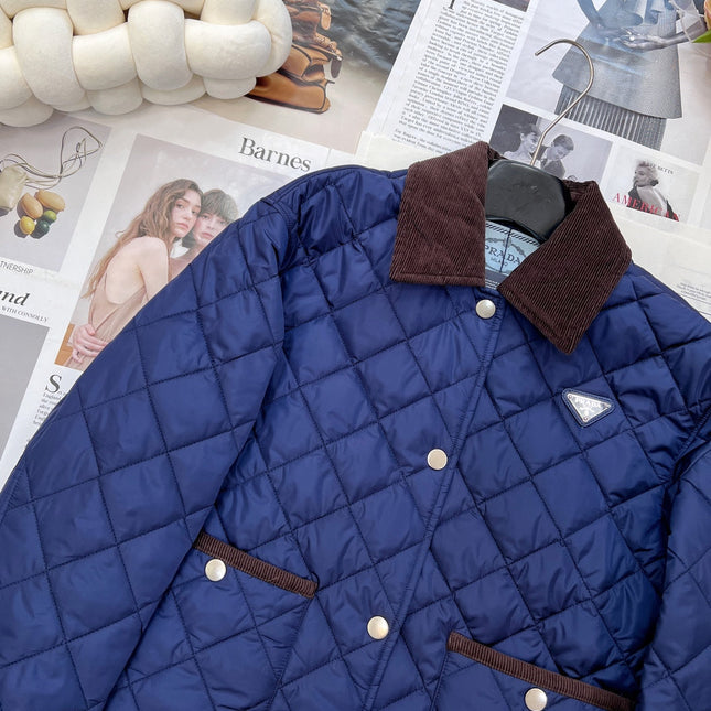 PRADA 25S LIGHTWEIGHT COTTON COLLARED JACKET 367