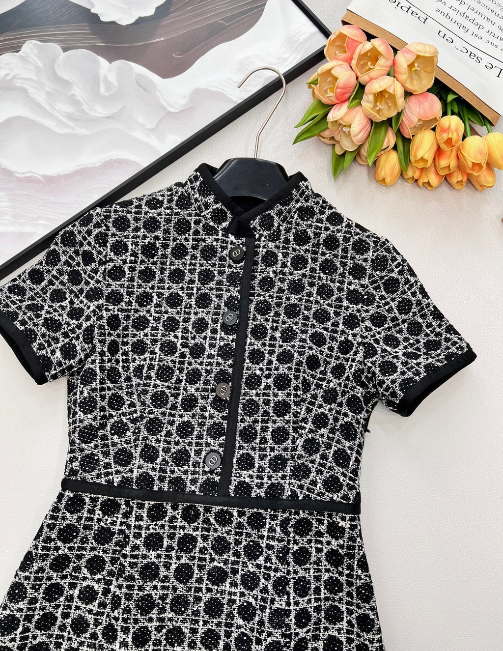DIOR 26S SHORT-SLEEVE DRESS 979