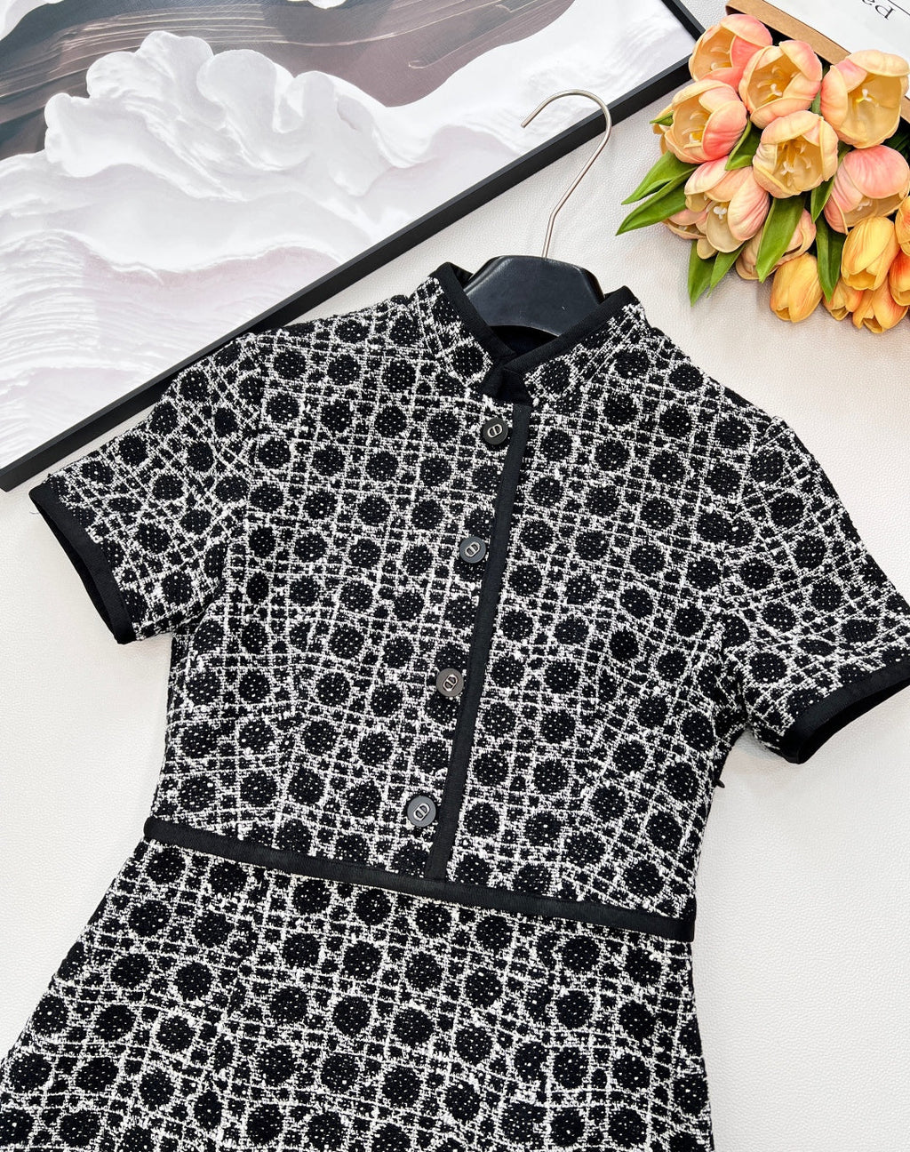 DIOR 26S SHORT-SLEEVE DRESS 979