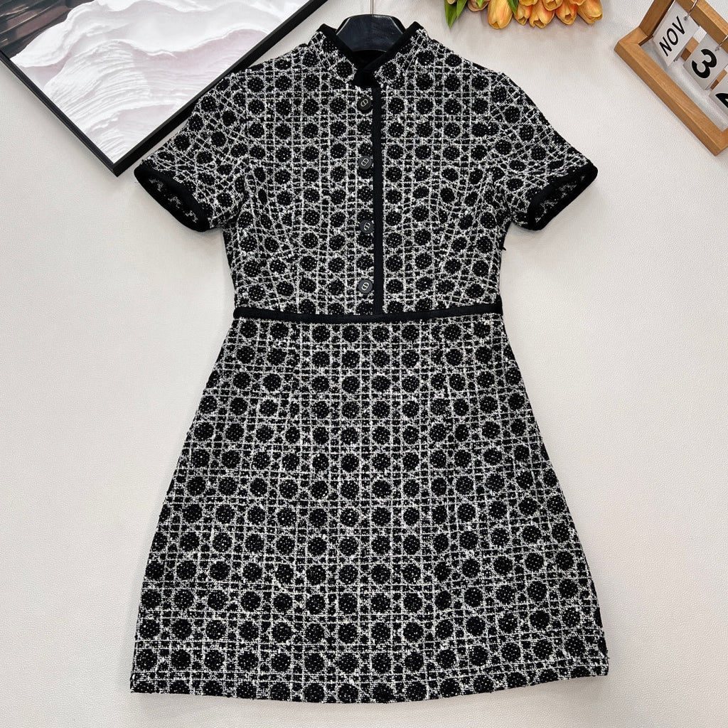 DIOR 26S SHORT-SLEEVE DRESS 979
