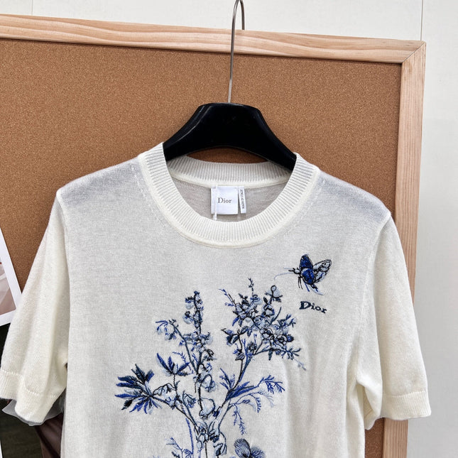 DIOR 26S SHORT-SLEEVE SWEATER 1194