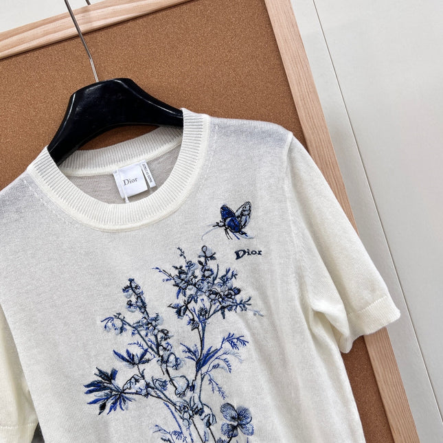 DIOR 26S SHORT-SLEEVE SWEATER 1194