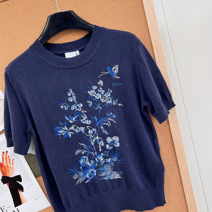 DIOR 26S SHORT-SLEEVE SWEATER 1193