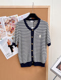CELINE 26S SHORT-SLEEVE KNIT TOP STYLE 271