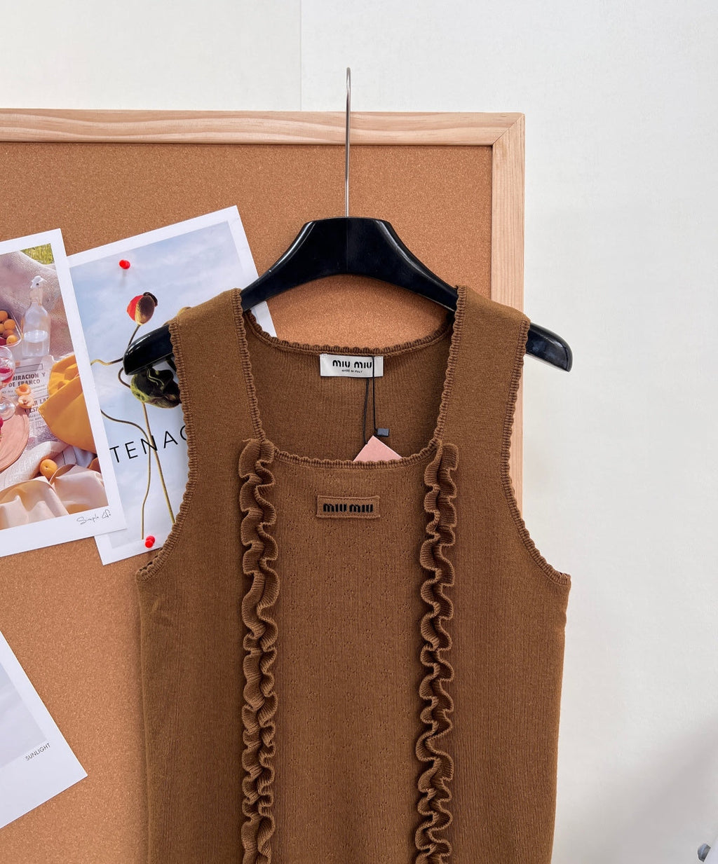 MIUMIU 26S SQUARE-NECK SWEATER STYLE 1107