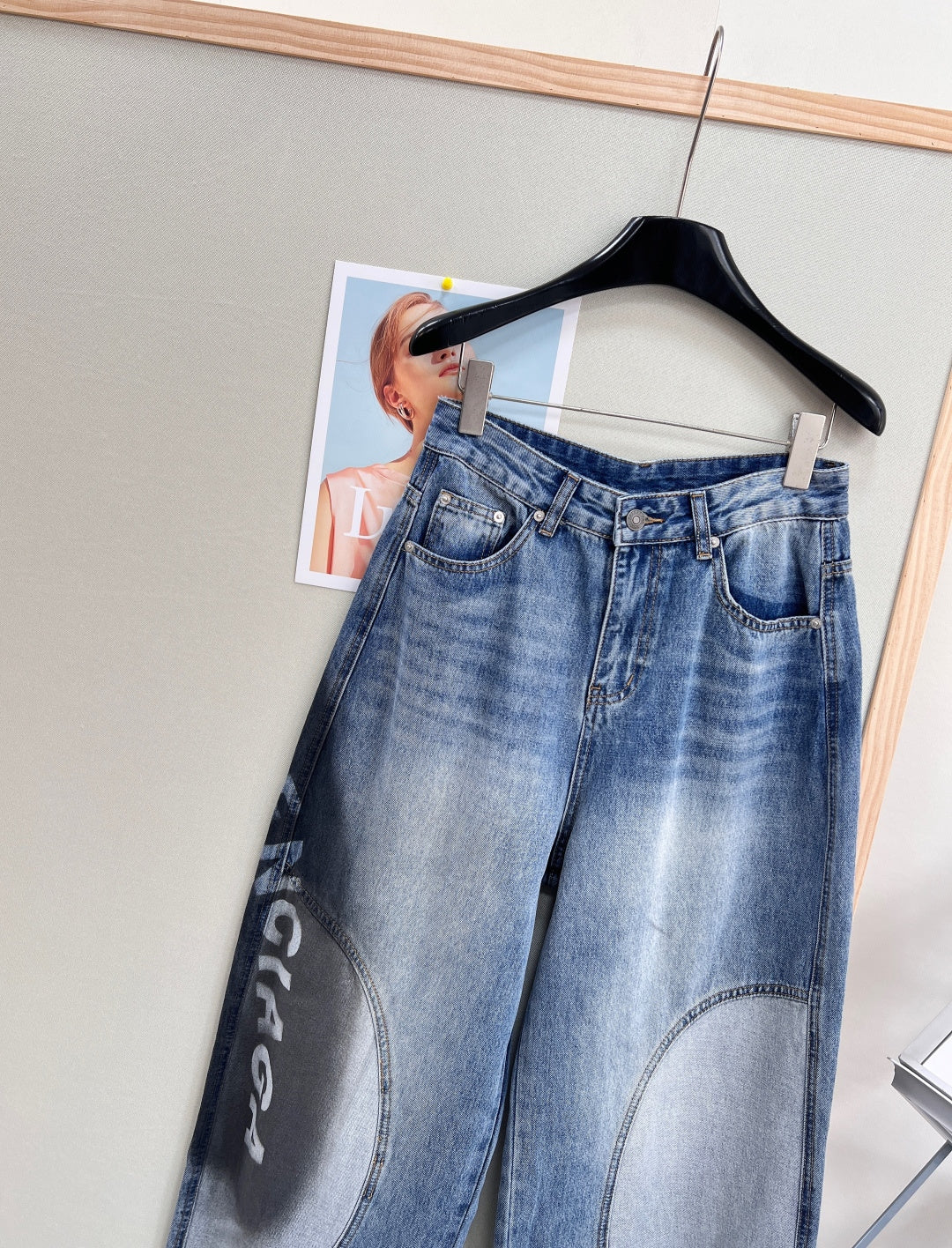 BALENCIAGA 26S WIDE LEG JEANS 007