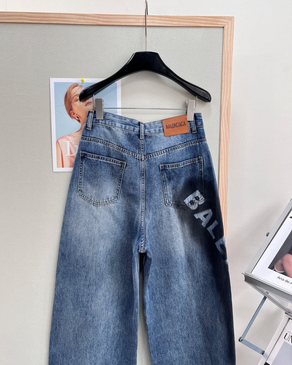 BALENCIAGA 26S WIDE LEG JEANS 007