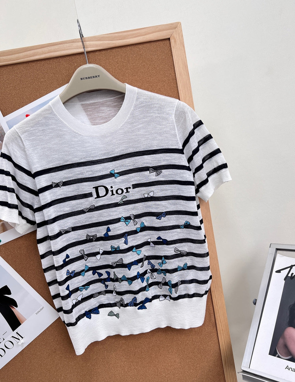 DIOR 26S SHORT-SLEEVED SWEATER 1269