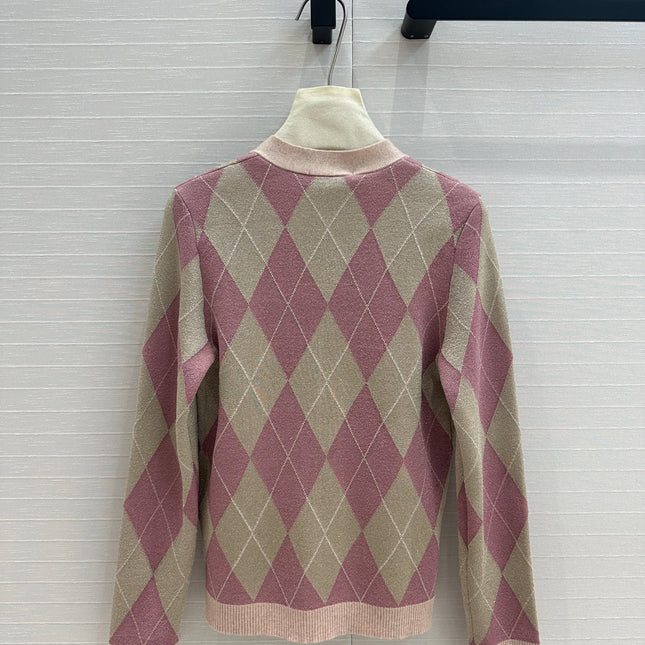 Gucci 25 Cardigan Pink Wool