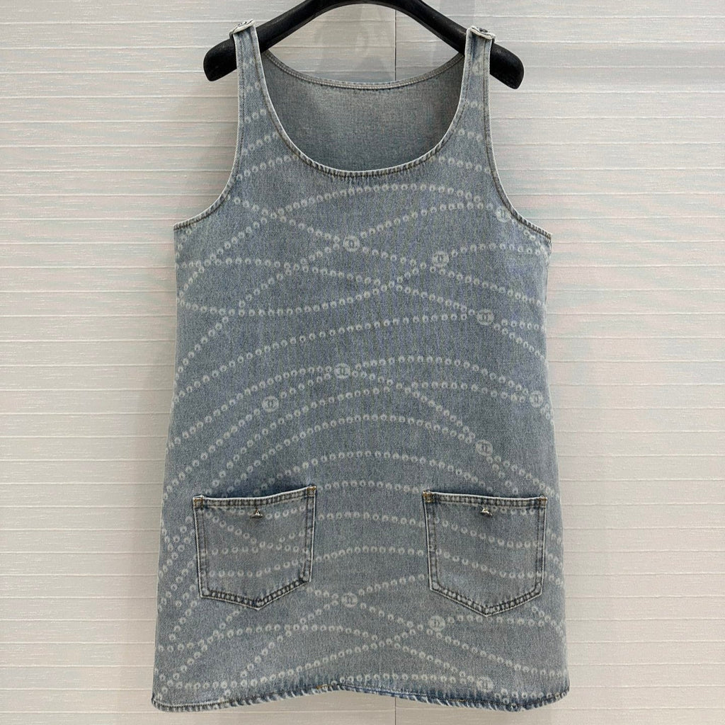 CC Denim Dress Blue Cotton