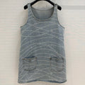 CC Denim Dress Blue Cotton