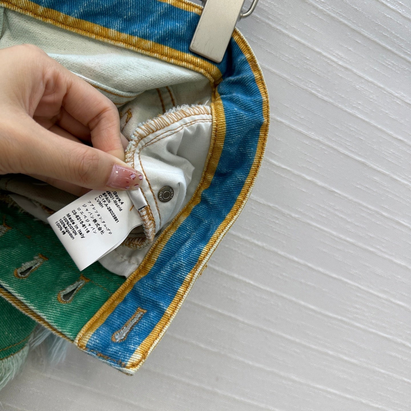 Loewe Short Multicolor Cotton
