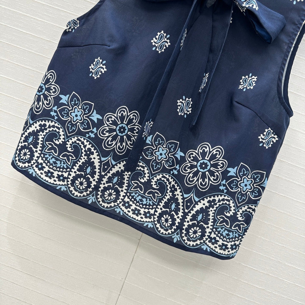 MIUMIU SLEEVELESS TOP AND SKIRT SET 264444