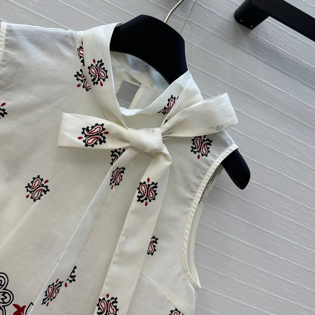MIUMIU SLEEVELESS TOP AND SKIRT SET 264447