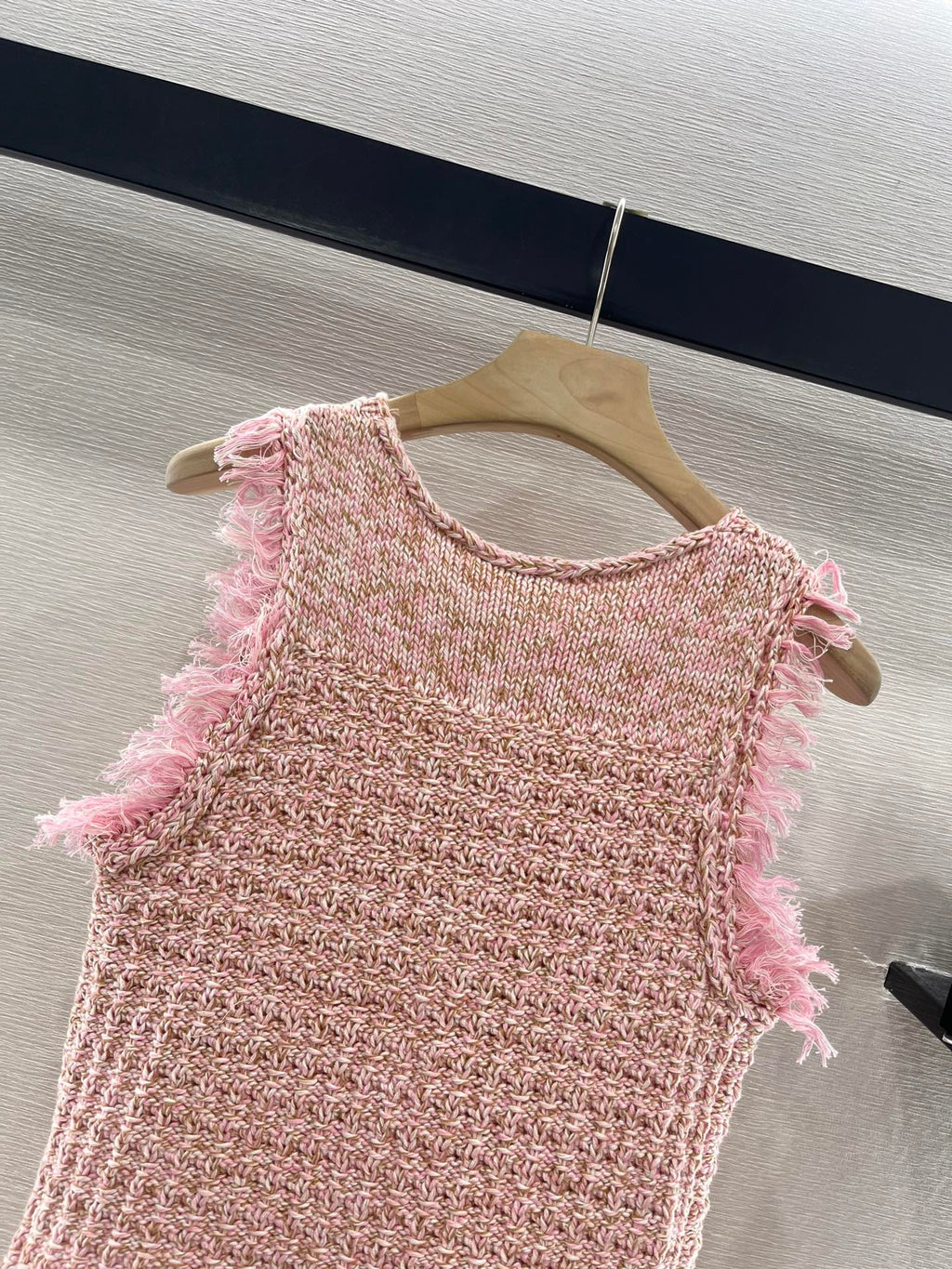 ROUND NECK VEST 25S IN COTTON 265659