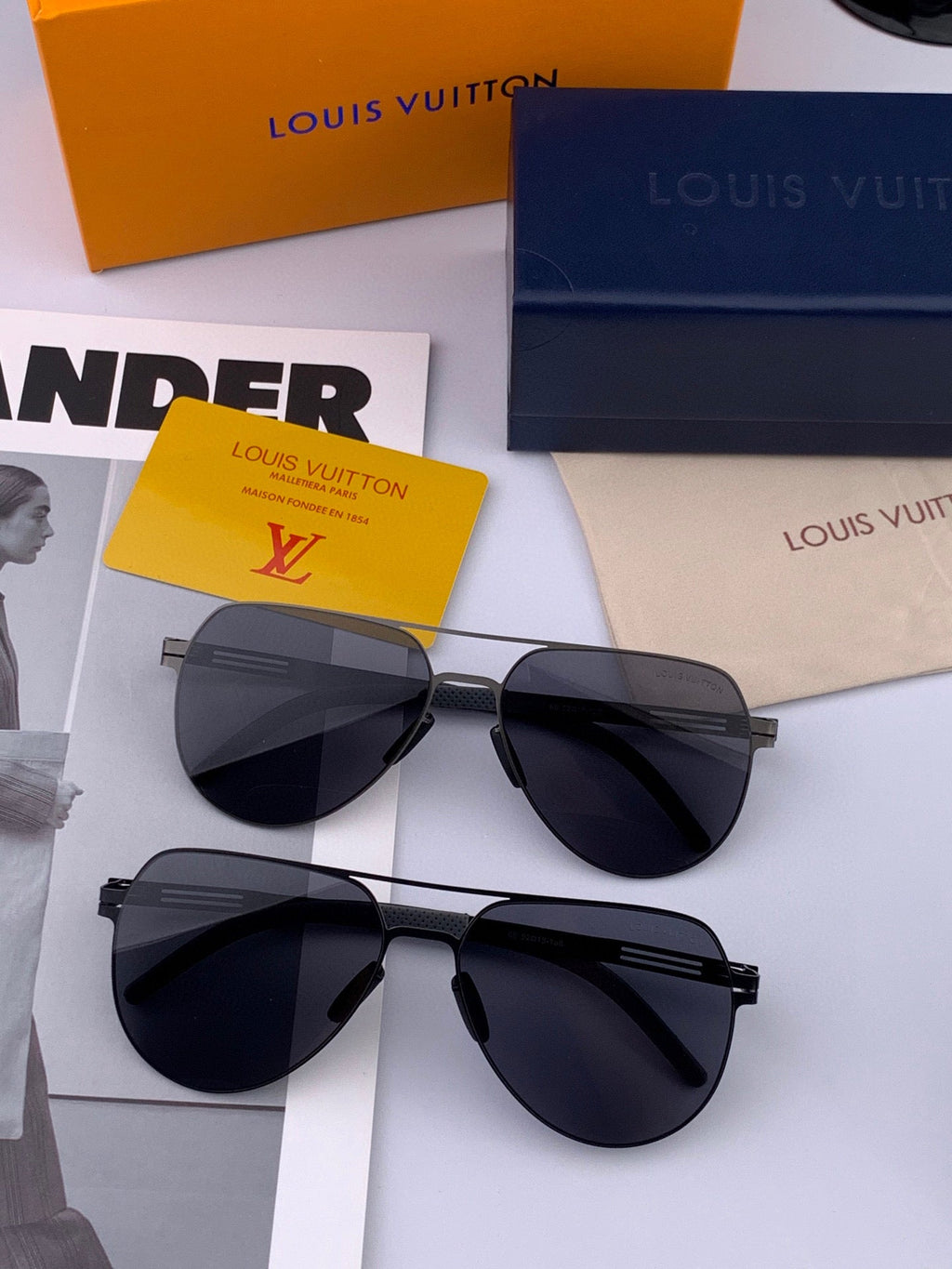 PILOT SUNGLASSES L186 IN METAL