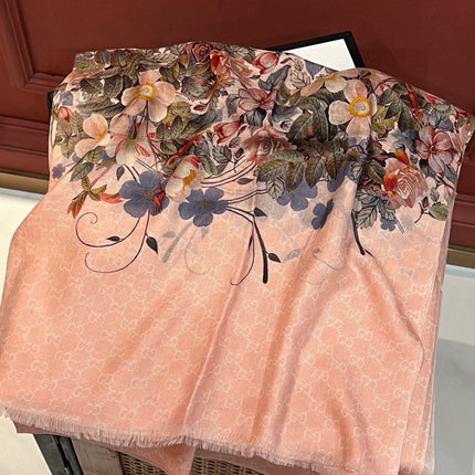 GUCCI 25S SCARF 200 IN CASHMERE 733885