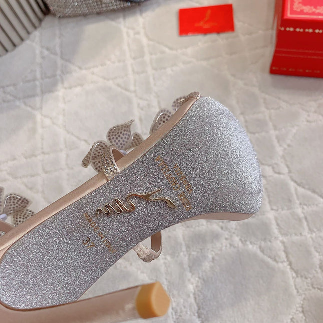 FLORIANE NUDE PINK SANDAL 95 MM