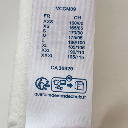 LV T-SHIRT COLORFUL LOGO IN WHITE COTTON 238876