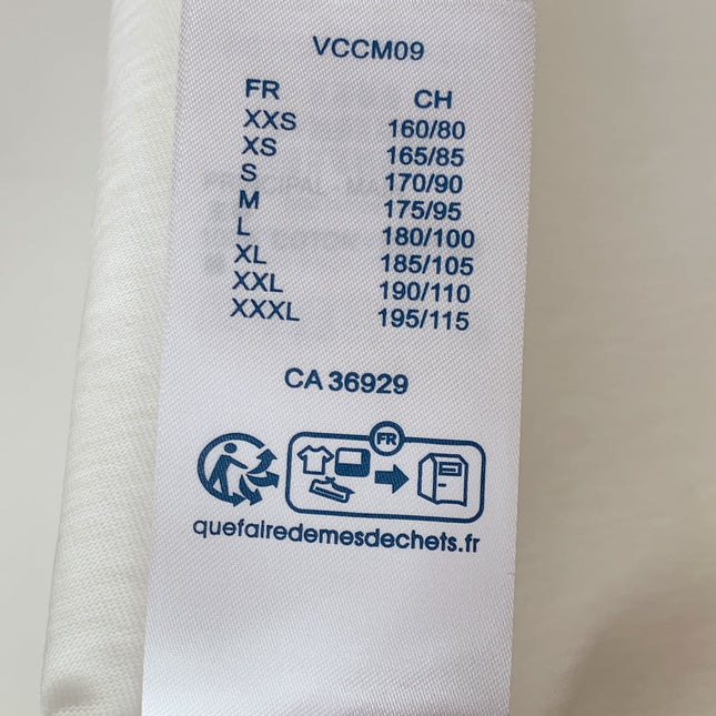 LV T-SHIRT IN WHITE PURE COTTON EMBROIDERED LOGO 238888