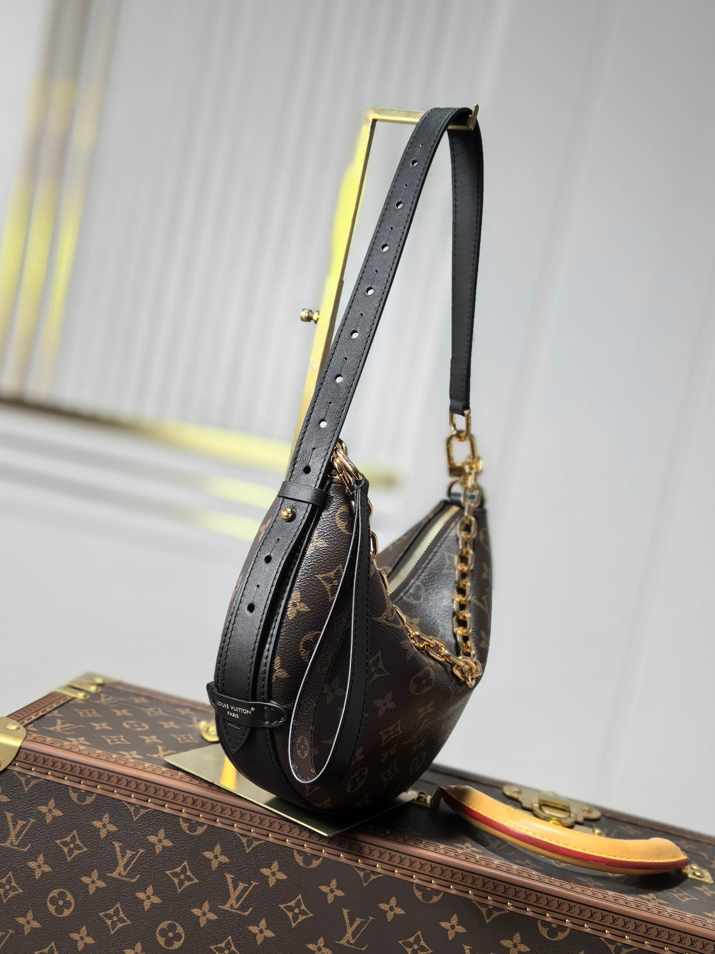 COOKIE BB 28.5 IN BROWN MONOGRAM CANVAS