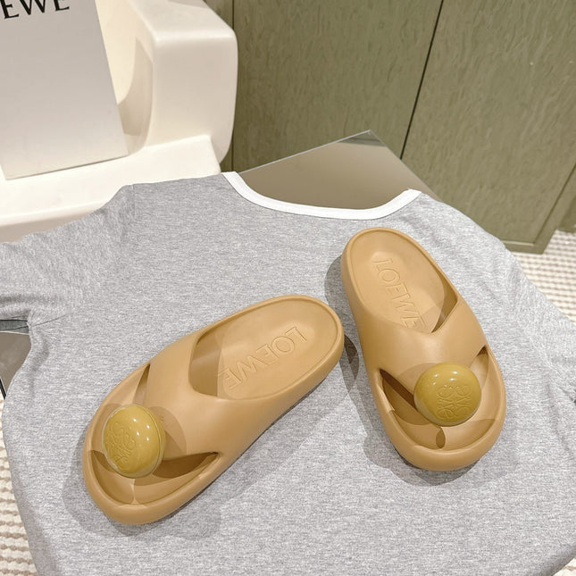 Loew Foam Slide Light Brown