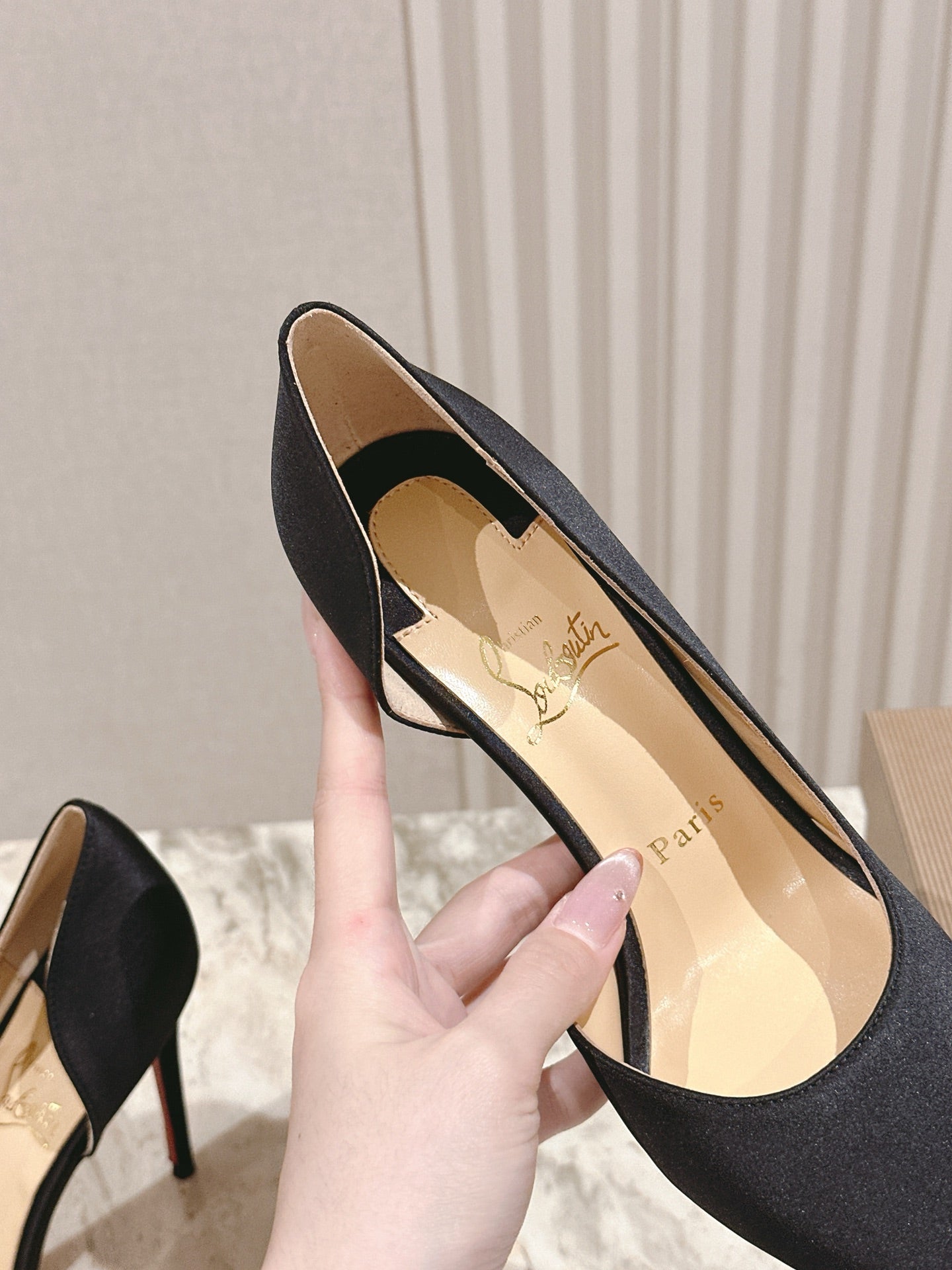IRIZA PUMPS 95MM IN BLACK MATTE CALFSKIN