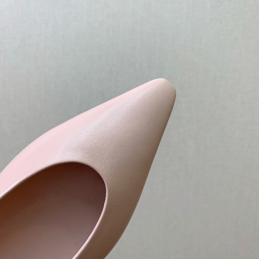 LP REBECCA BALLERINAS PASTEL PINK CALFSKIN