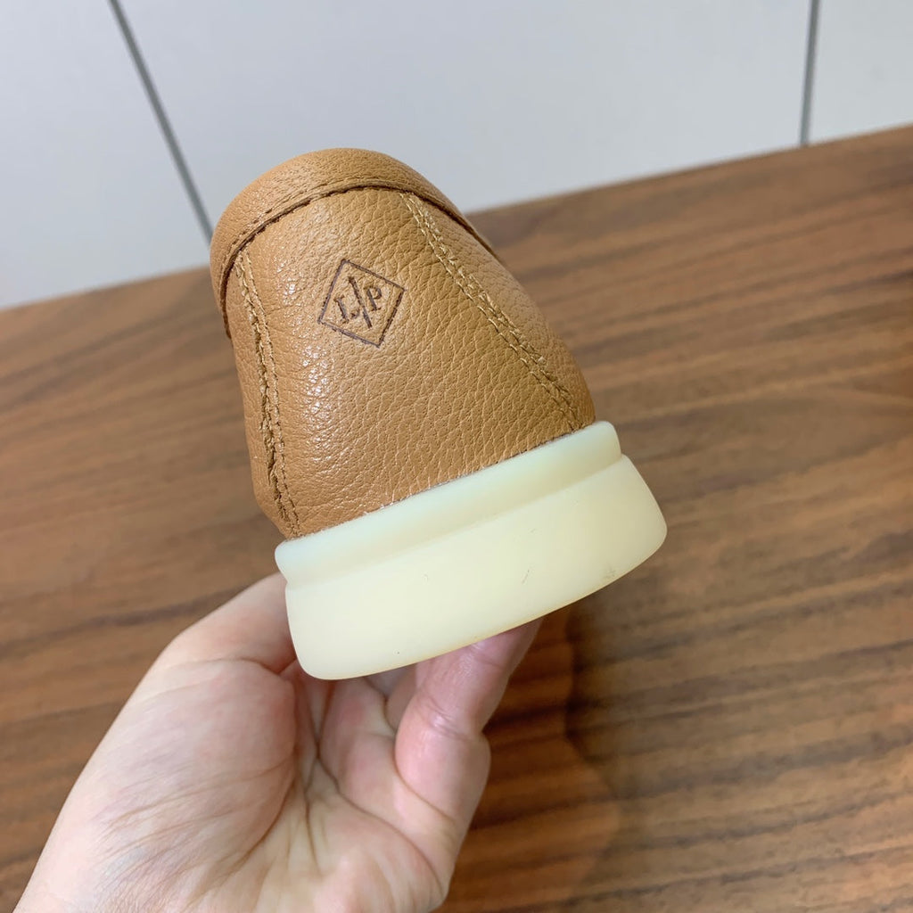 LP LOAFERS 25S IN BROWN LAMBSKIN