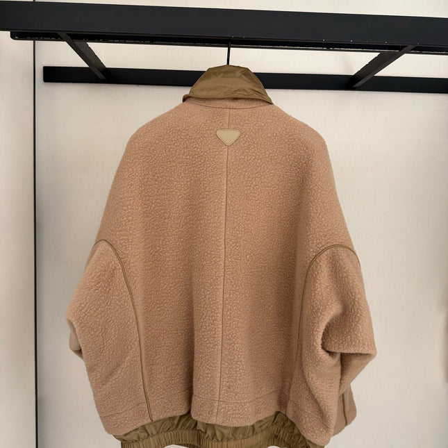 PRADA 25S KHAKI KNIT JACKET 332