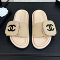 SLIDE IN LIGHT YELLOW DENIM FABRIC 45 MM