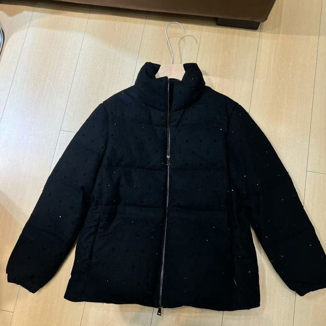 MONCLER 25S EMBELLISHED PUFFER JACKET 412