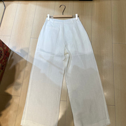 LORO PIANA 26S LINEN PANTS 831