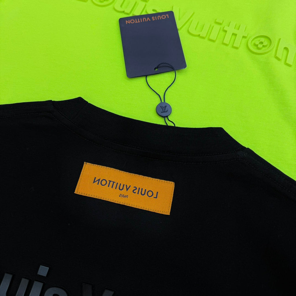 LV T-SHIRT IN BLACK MODAL COTTON 238790