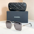SQUARE SUNGLASSES CH4288Q IN METAL