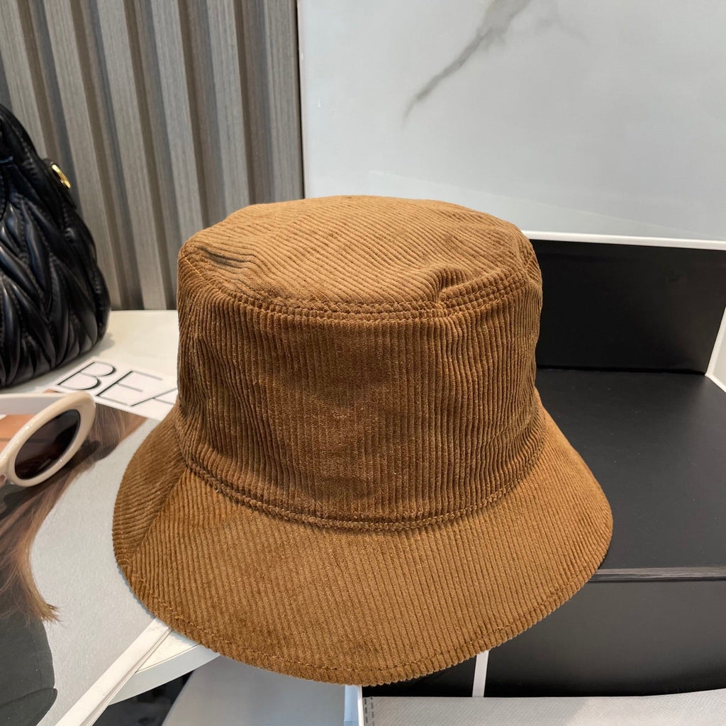 MIUMIU BUCKET IN BURNT ORANGE VELVET WITH LOGO