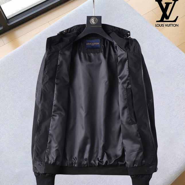 LV BLACK HOODED JACKET 239041