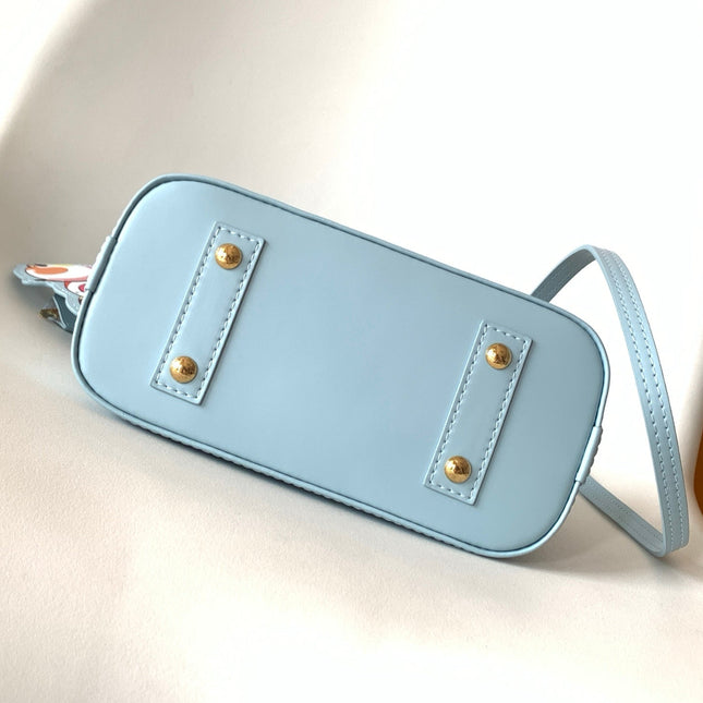 LV 26S ALMA BB BAG 23 IN LIGHT BLUE EPI LEATHER