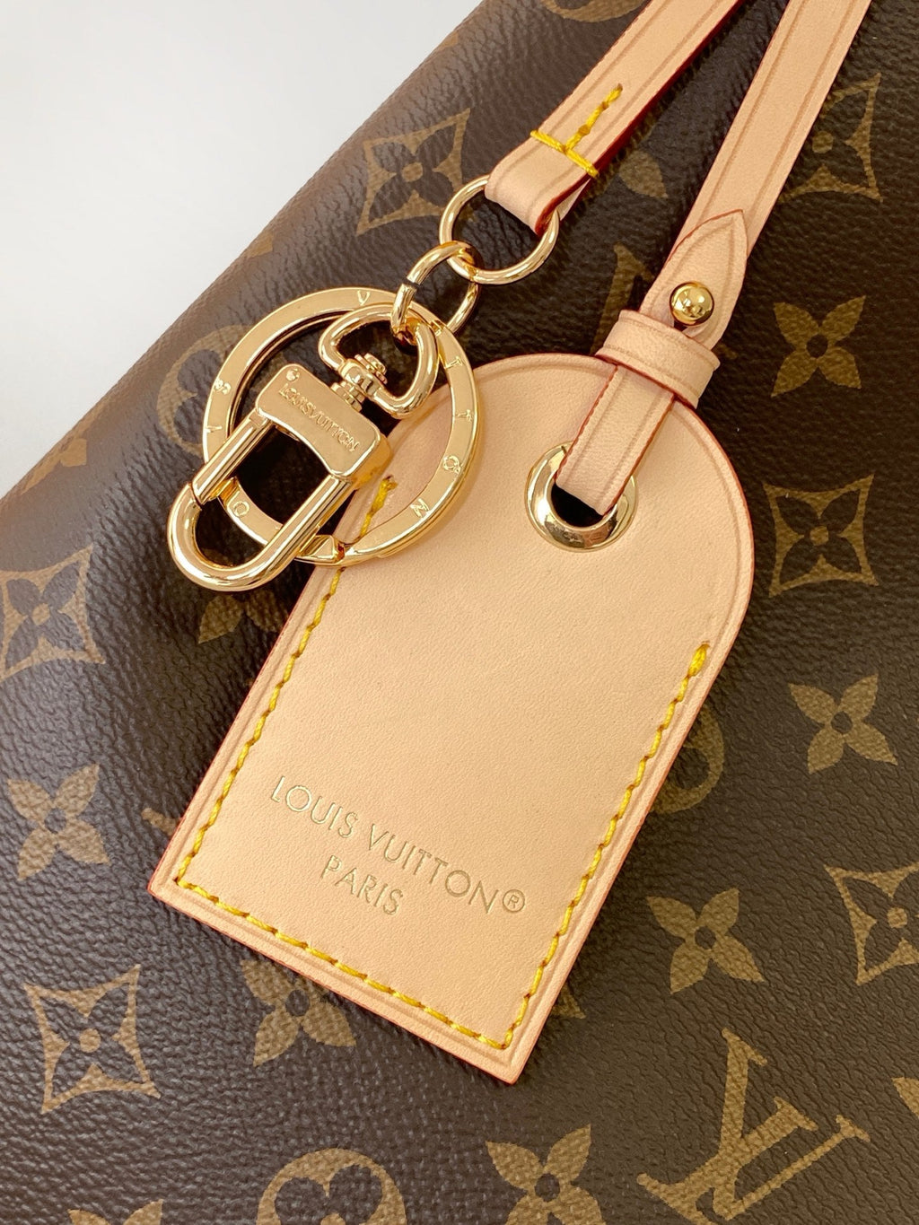 LV AGAIN BRAIDED HANDLE BAG 53 IN BROWN MONOGRAM CANVAS