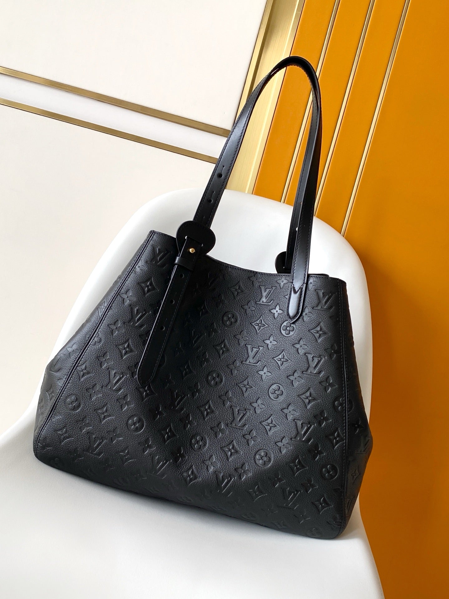 LV 26S ALL IN ONE BAG 56 IN BLACK MONOGRAM EMPREINTE LEATHER