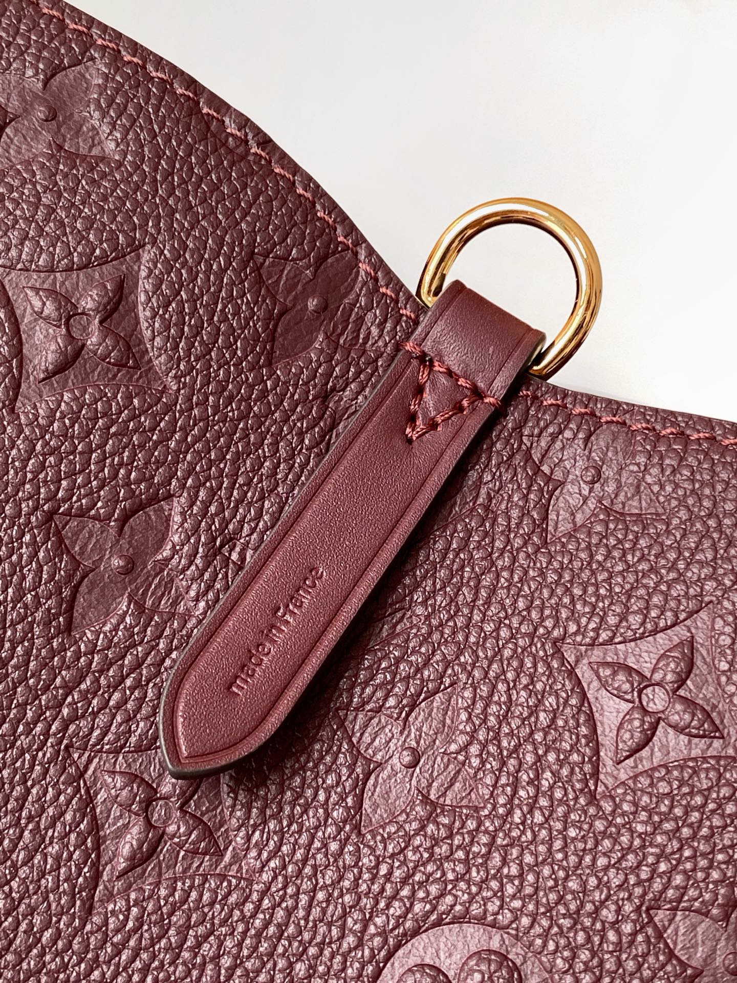 LV 26S ALL IN ONE BAG 56 IN DARK RED MONOGRAM EMPREINTE LEATHER