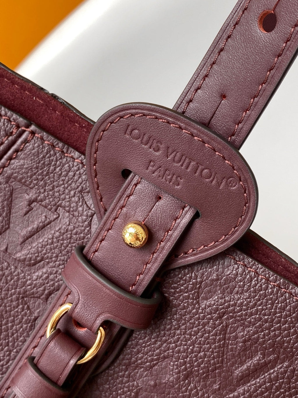 LV 26S ALL IN ONE BAG 56 IN DARK RED MONOGRAM EMPREINTE LEATHER