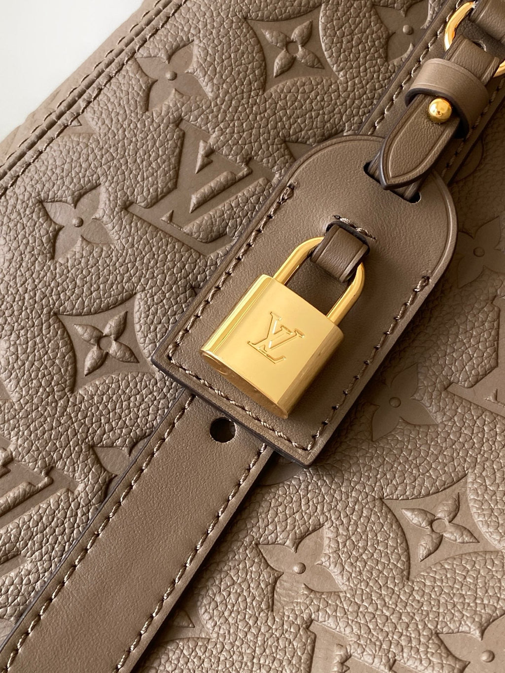 LV 26S ALL IN ONE BAG 56 IN TAUPE BROWN MONOGRAM EMPREINTE LEATHER