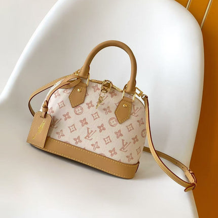 LV 26S ALMA BB BAG 23 IN BEIGE MONOGRAM CANVAS