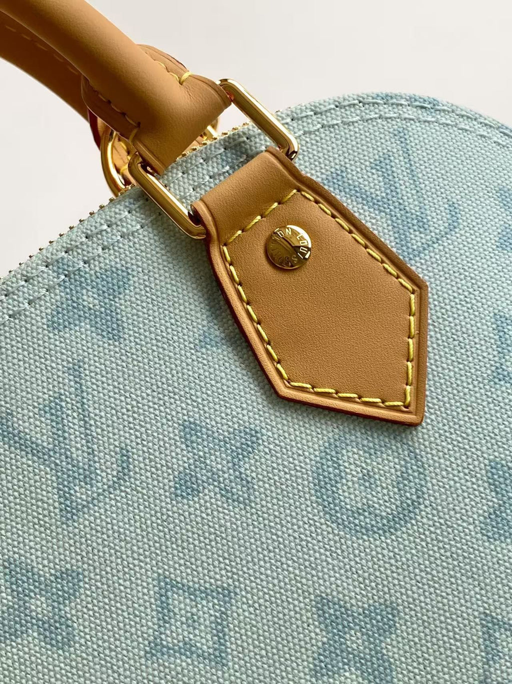 LV 26S ALMA BB BAG 23 IN LIGHT BLUE MONOGRAM CANVAS