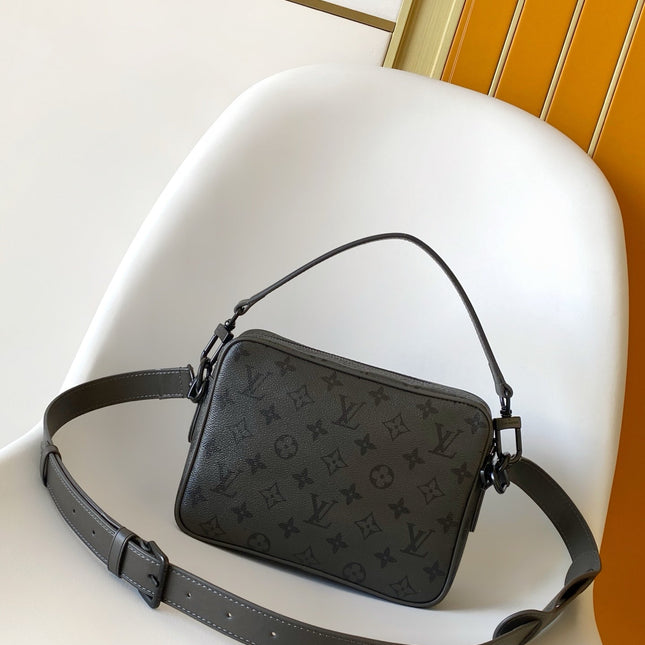LV 26S CROSSBODY BAG 25 IN TAUPE BROWN CANVAS FABRIC